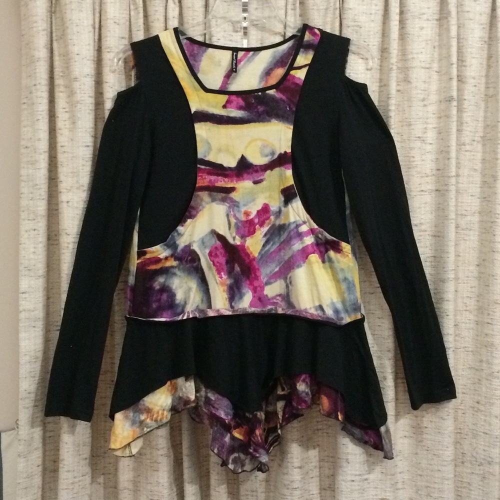 Sacred Threads Tie Dye Asymmetrical Tunic